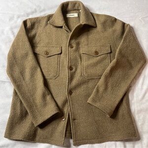 Buck Mason women’s Camel Felted Field Jacket